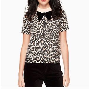 Kate spade animal print sweater